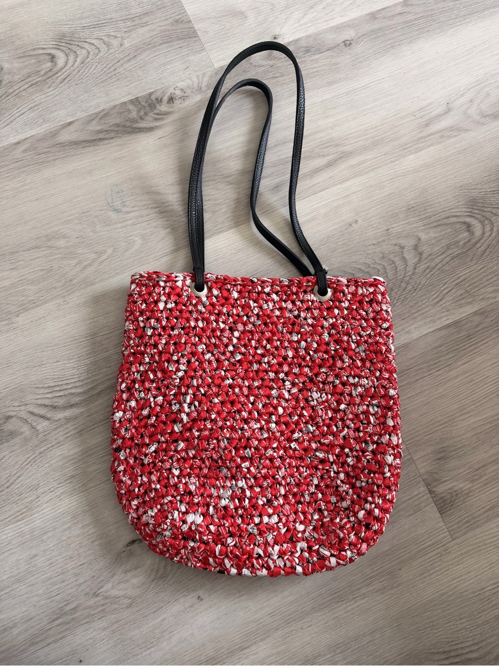 Coca-Cola Handmade Recycled Wrapper Tote Bag – Red & White